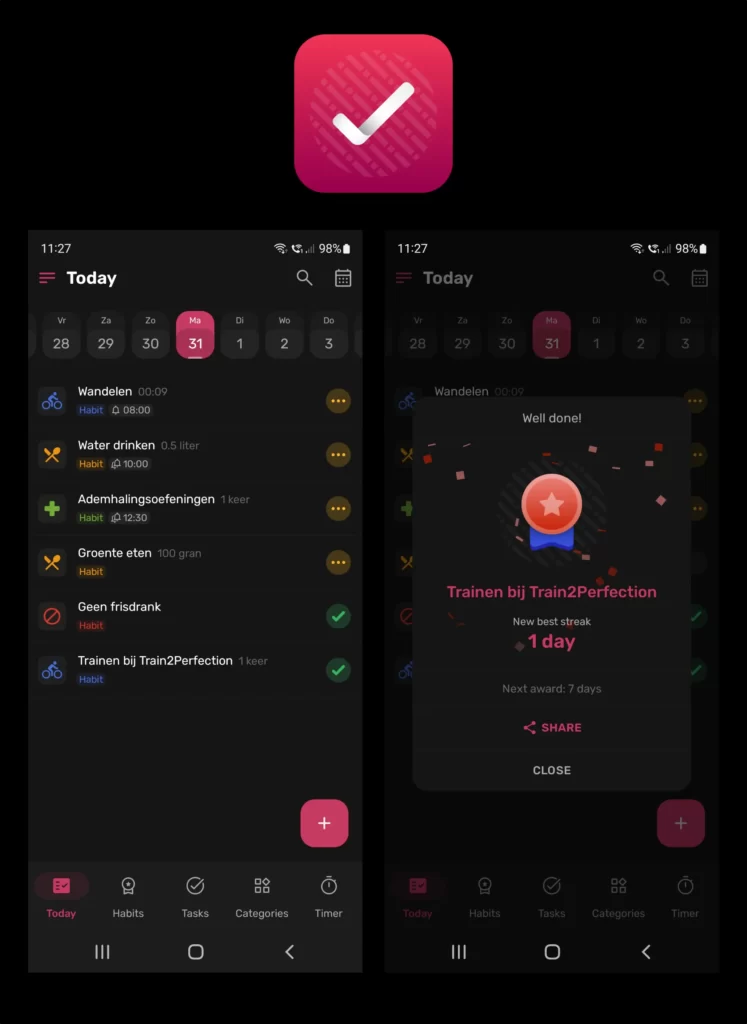 HabitNow Habit Tracker Android