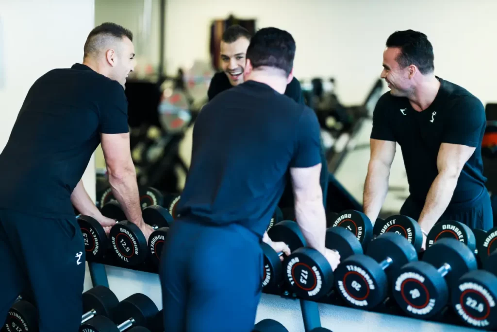 Dumbbell oefeningen duo