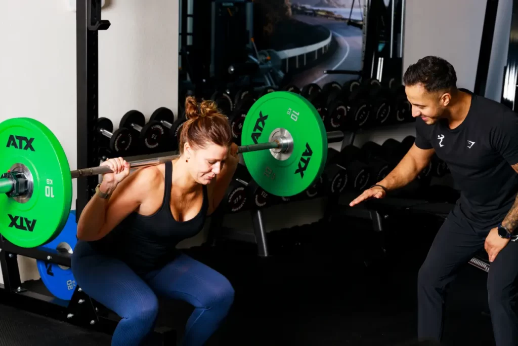 Squat met Personal Trainer