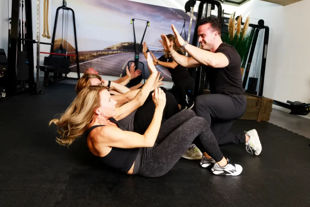 Small Group Training Sit ups
