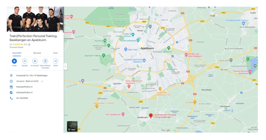 Train2Perfection Personal Trainer in Apeldoorn locatie Beekbergen